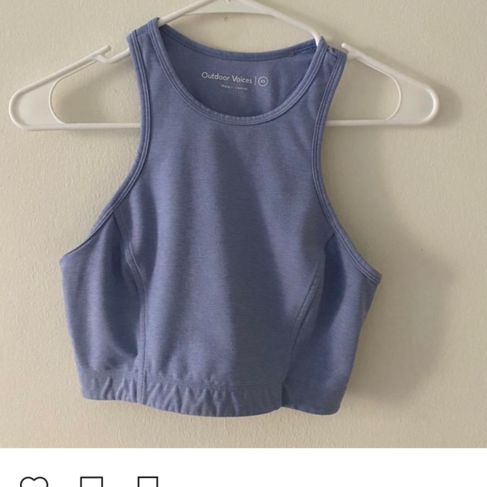 Outdoor voices Athena top racerback sports bra